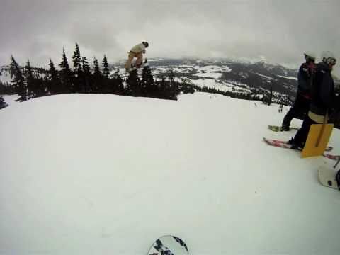 Paul Wiens and Peter Kelsey shredding Mt. Washingt...