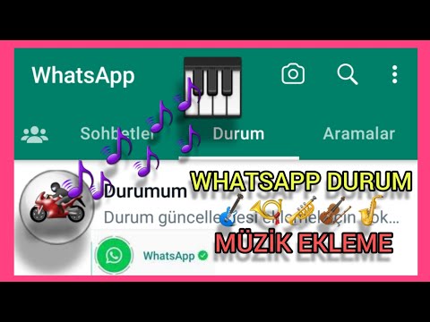 Whatsapp Durum Müzik Ekleme 2023