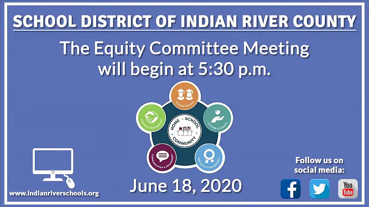 Equity Committee Meeting 5:30 p.m. 6/18/2020