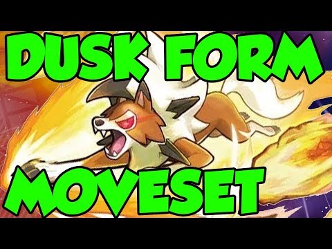 How To Use Dusk Lycanroc! Dusk Lycanroc Moveset in Pokemon Ultra Sun