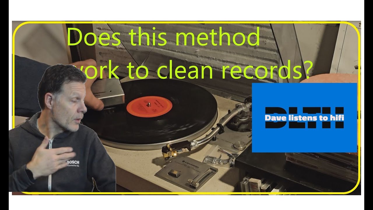 Old school record cleaningdoes it work? - YouTube