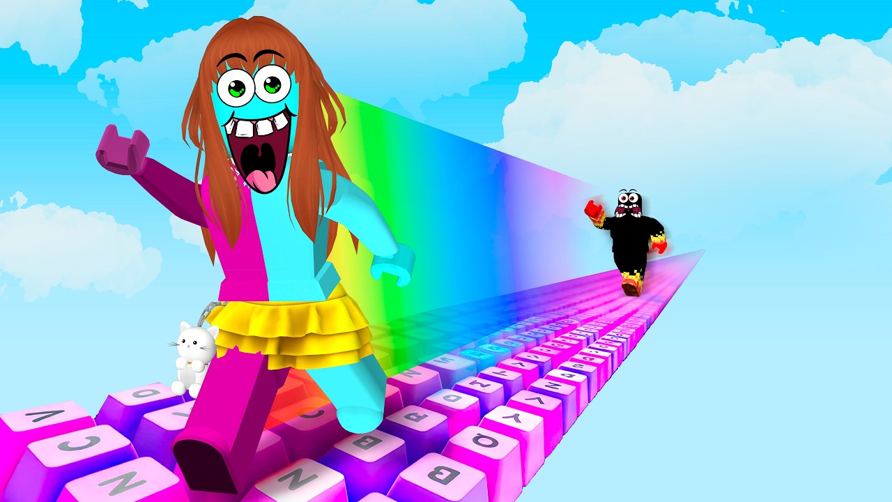 Gastando R$8.592.683 no Parkour de Teclados do Roblox!