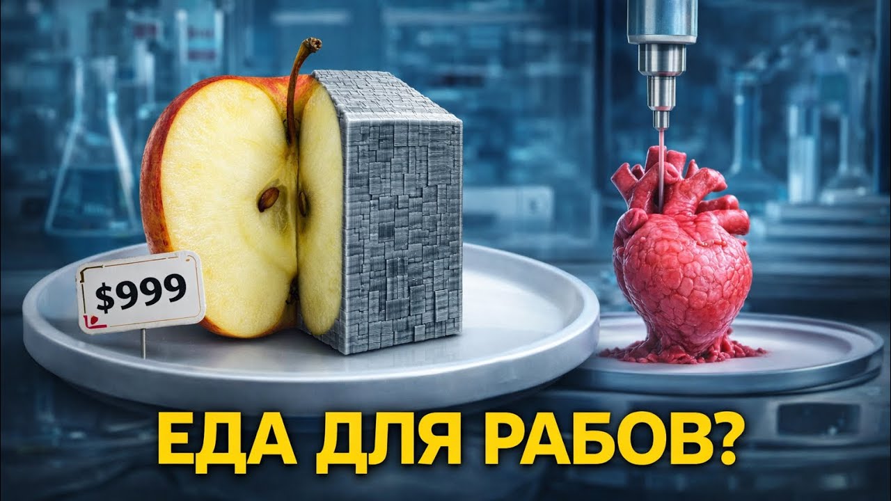 🔴 ПЛАСТИК НА ТАРЕЛКЕ: Почему еда из принтера убивает в вас человека?