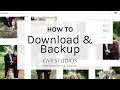 GVP Studios | How to download and backup your images from your portrait session or event