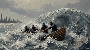 Kinetic Oil Painting Animation: A Surreal Journey