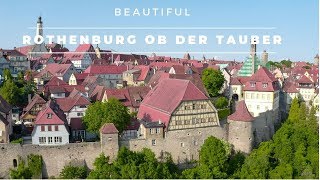 Rothenburg ob der Tauber, Germany from above 4k - DJI Mavic 2 Pro | Germany travel