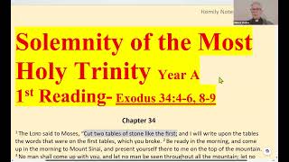 Sunday Readings: Solemnity of the Most Holy Trinity, Year A, Fr. Tim Peters