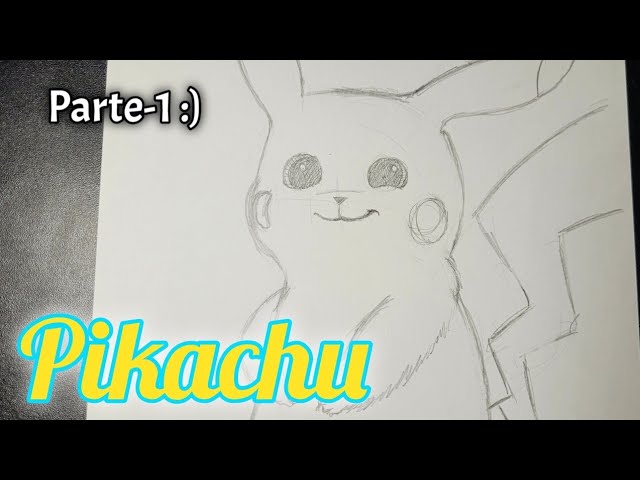 COMO DESENHAR UM PIKACHU KAWAII FÁCIL⚡❤️ 