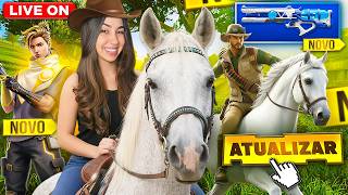 ATUALIZAÇÃO CHEGANDO NO FF 😨 FREE FIRE AO VIVO 🎀LETHICIAX...