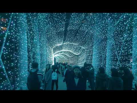 2017新北市歡樂耶誕城 藍色時光隧道