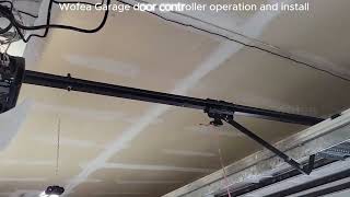 wofea wifi Smart Garage door controller install