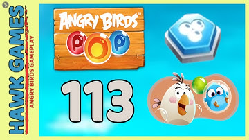 Angry Birds Stella POP Bubble Shooter Level 113- Walkthrough, No Boosters