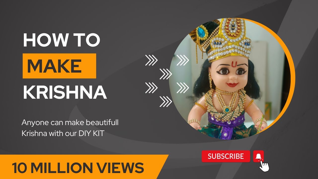 DIY KIT for Krishna Making #diycrafts #diykit - YouTube