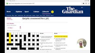 Guardian Quiptic Crossword (No. 1,387) by Budmo