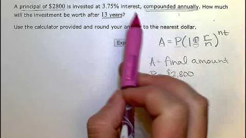 Finding a final amount in a word problem on exponential growth or decay (SB)