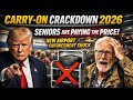 Senior Travelers Warning: 2026 Carry-On Crackdown at US Airports (What Airlines Are Enforcing Now)