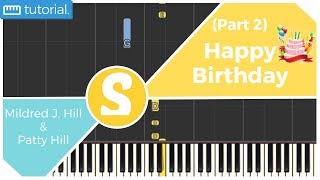 PART 2 | How to play "HAPPY BIRTHDAY" by Mildred J. Hill &amp; Patty Hill | Smart Kids Piano