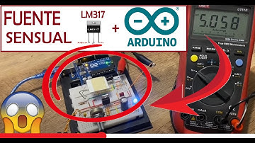 ✅ Fuente variable controlada por Arduino LM317💻 SIN opamp 🚫 #arduino #electronicengineering #diy
