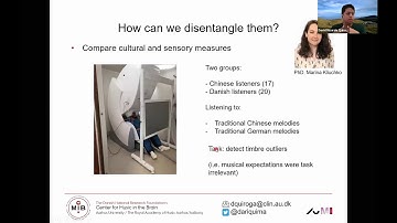 Talk: Sensory versus culturally shaped expectations in the neural processing of music