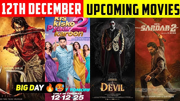 Top 10,12 December Upcoming Movies In (Hindi)||Upcoming Bollywood & South Indian Films List|12th Dec