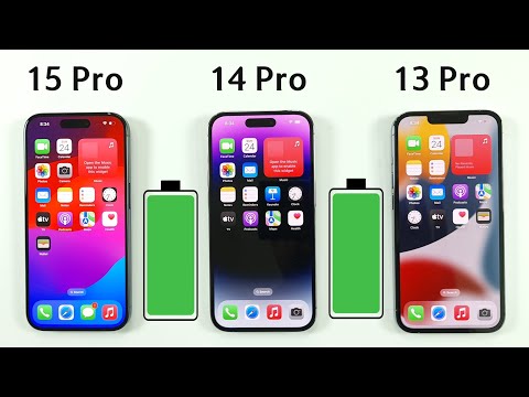   IPhone 15 Pro Vs 14 Pro Vs 13 Pro Battery Test IOS 17 BATTERY TEST