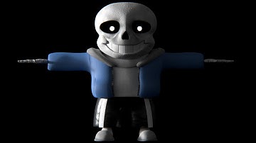 Sans 3D Turntable - Undertale