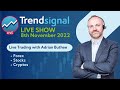 Live trading with trendsignal