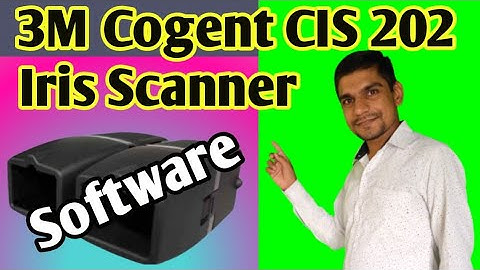 How to install cogent iris scanner 202 || CIS 202 || driver download || software || 3m Cogent Iris