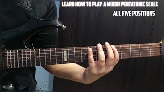 Learn How To Play A Minor Pentatonic Scale All Five Positions