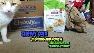 Chewy Unboxing And Review | Hills Science Diet Youthful Vitality