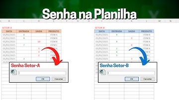 Proteger Apenas Células com Fórmulas | Senhas Diferentes por Tabela Excel