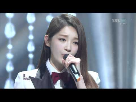 T-ara ft. Davichi - We Were In Love (120108 SBS Inkigayo)