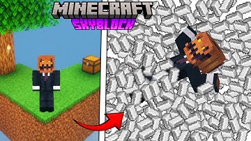 Minecraft, But I have UNLIMITED IRON Glitch in Skyblock Tamil