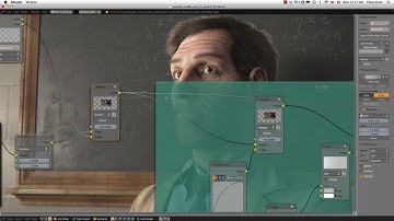 Creating a Realistic Head in Blender -- part 10 Final Image