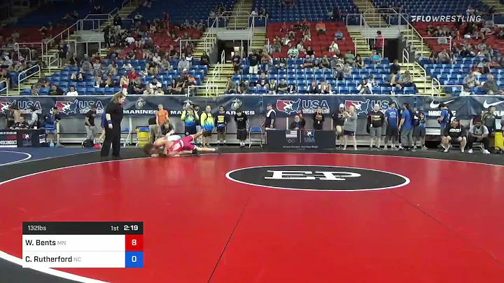 132 Lbs Round Of 64 - Walker Bents, Minnesota Vs C...