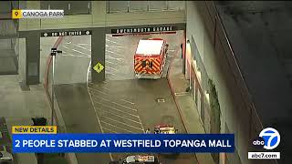 2 stabbed during robbery attempt at Los Angeles mall