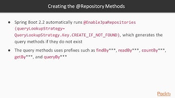 Modern Java Web Application - Spring Boot 2x: Spring Data JPA 2.2 Layer - PostgreSQL11 |packtpub.com