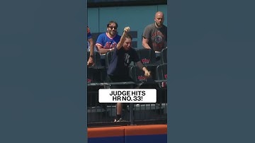 Judge hits HR No. 33 👨‍⚖️ #mlb #newyorkyankees #aaronjudge