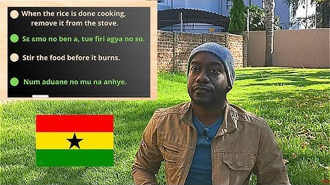 how to say THE FOOD IS FINISHED in TWI| Learn TWI| Speak TWI