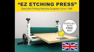 Etching Press for Intaglio, Linocut, Monoprints, Collographs and Etching