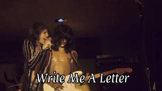 Aerosmith - Write Me A Letter - Paul&#39;s Mall 1973