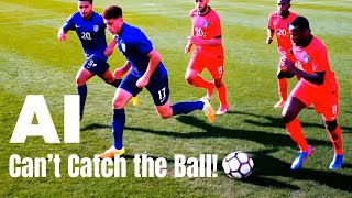 Hilarious AI Football Fails | Players Can’t Catch the Ball!