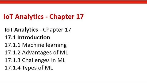 Module-5  IoT Data Analytics