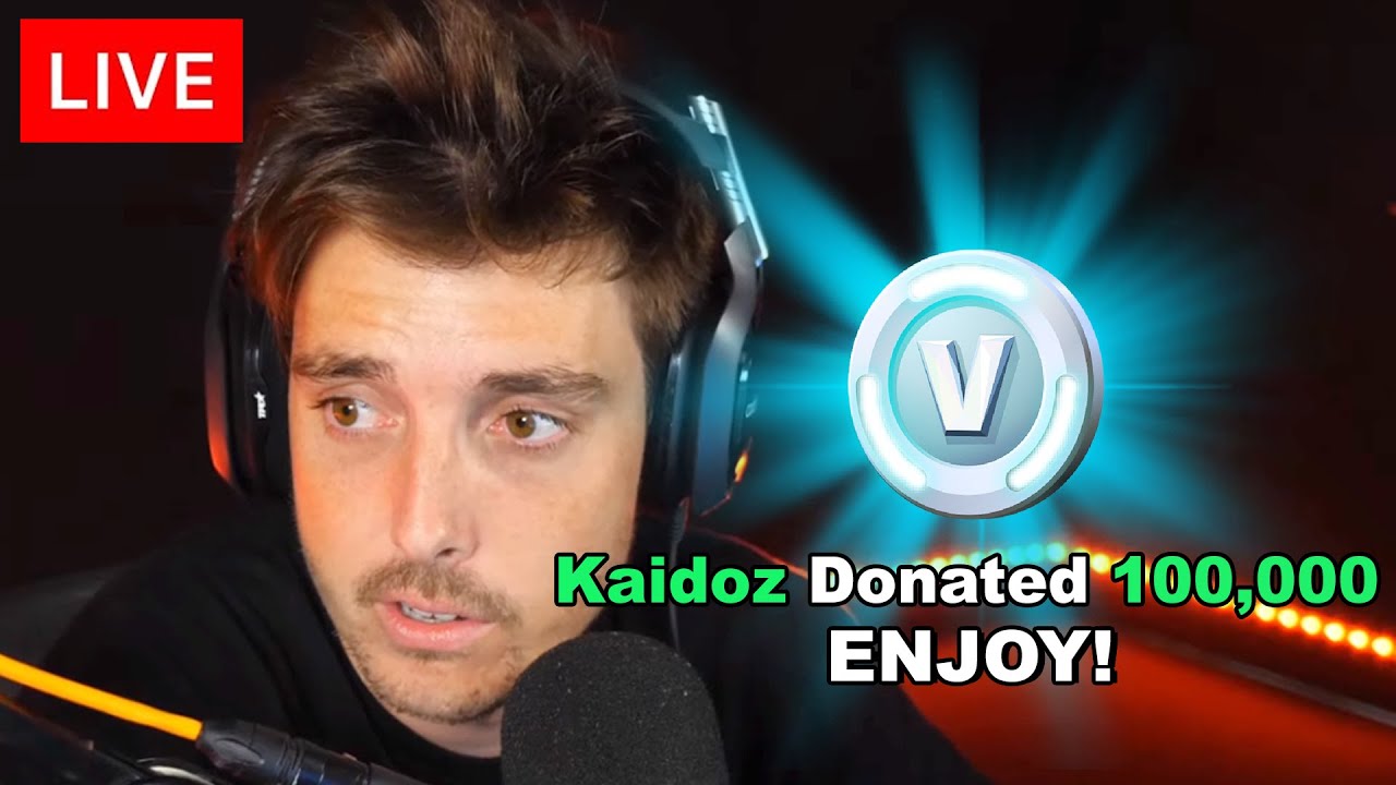 Destroying YouTubers Then Donating 100,000 VBucks (Fortnite) YouTube