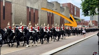 SURPRISE EVERYONE, OVER TWO HUNDRED HORSES MARCHED TO BUCKINGHAM PALACE!