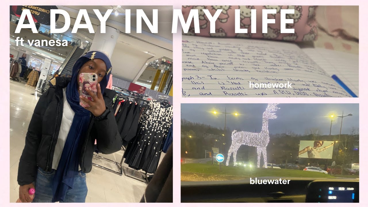 A DAY IN MY LIFE : homework, shopping etc