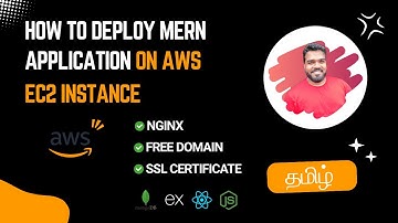 Deploy MERN stack application on AWS EC2 instance in tamil | Step by Step guide #mern  #aws #tamil