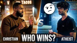 Christian Street Preacher VS Atheist.