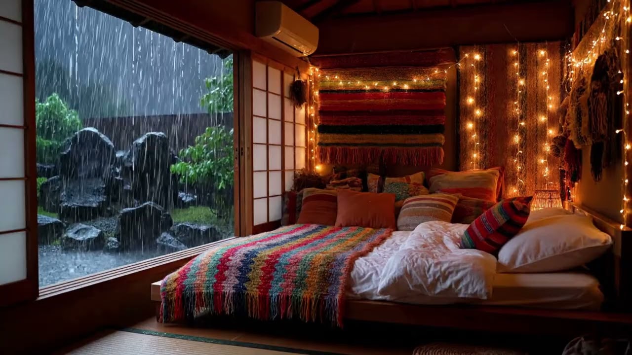 No Ads Gentle Rain & Piano Music – Deep Sleep Ambience for Insomnia, Stress & Emotional Healing