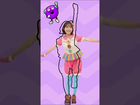 #ポーズチャレンジ｜はい！ポーズ🕺🍩ドーナツお姉さんとチャレンジ♪｜こどものうた｜知育｜どーなっぴー【公式】#shorts